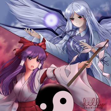 Reimu vs. Sariel