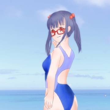 高遠咲ちゃん競泳水着