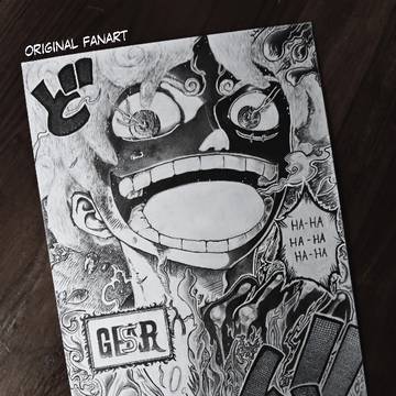 LUFFY GEAR 5 - FANART by me 😁