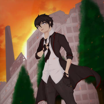 夕暮の戦火