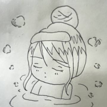 お風呂で一日の疲れを癒す紗夜さん
