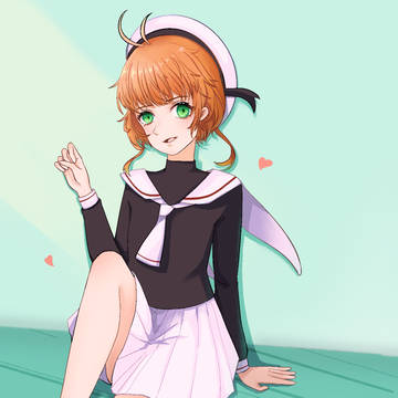 校服小樱！