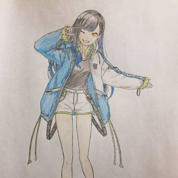 色鉛筆の練習