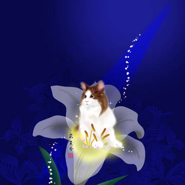美・猫・花006