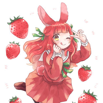 苺セーラーうさぎ
