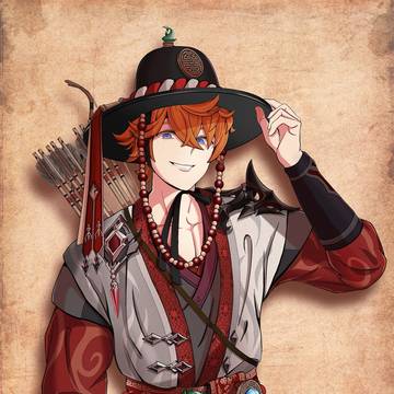 Childe with Hanbok