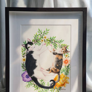 Companion portrait- Woori&Doori