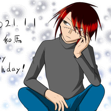 【うちの子】2021年度誕生日イラスト