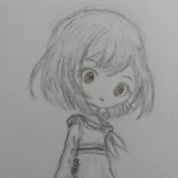 アナログデフォルメ絵 東雲絵名ちゃん(＋おまけ)