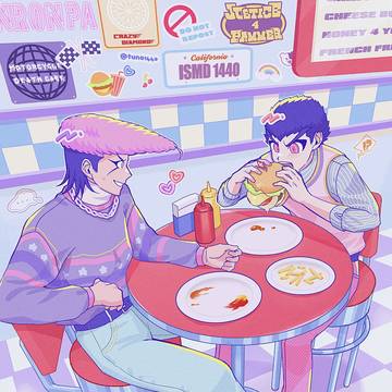 💜🏁🍔🍟💗