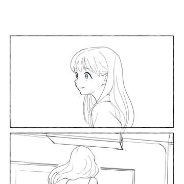 明日ちゃんのセーラー服模写