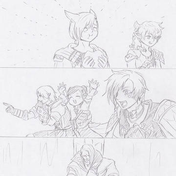 暁月外人4コマ