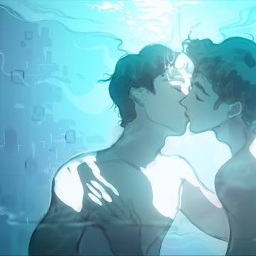 DARK BLUE KISS
