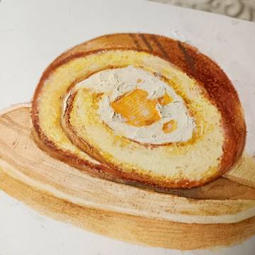 クリームロールケーキ