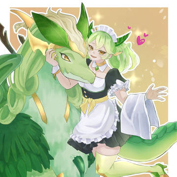 ドラゴンメイドパルラとルフト