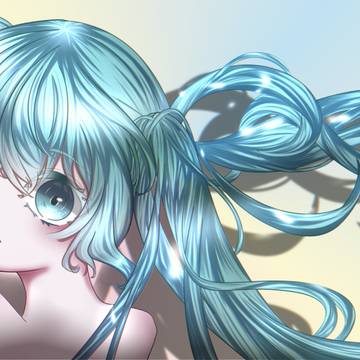癖っ毛ミクちゃん