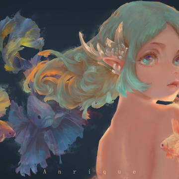 彼女の花と魚