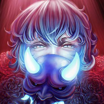 違薔薇の中を進む