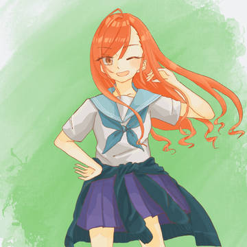 制服夏葉