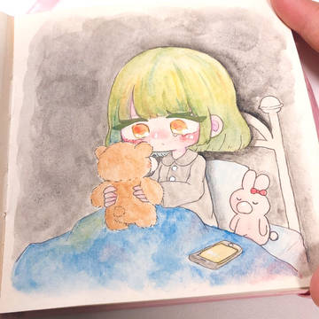 一緒に寝てね