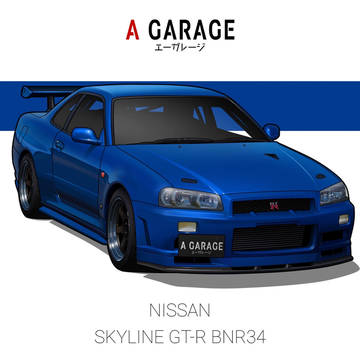 NISSAN SKYLINE GT-R BNR34