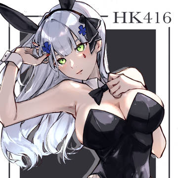 黒バニー416