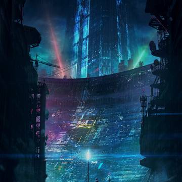 Orbital port city -Lost Ground-
