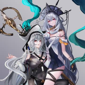 斯卡蒂&幽灵鲨❤