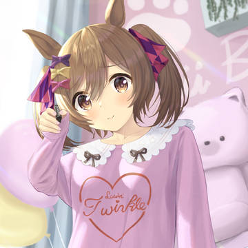 サインをくれるファル子