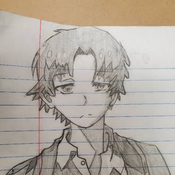 Ayanokōji pencil sketch