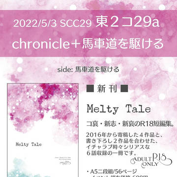 【SCC29】おしながき（コ哀・新志・新哀小説）