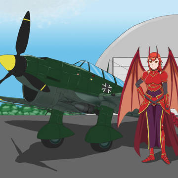 Carla with JU87