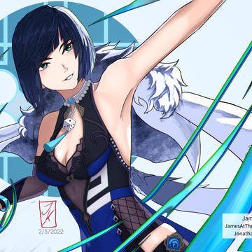 Yelan Genshin Impact Fanart