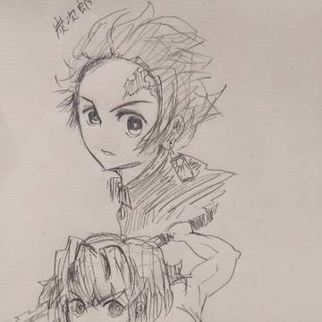 練習絵 鬼滅
