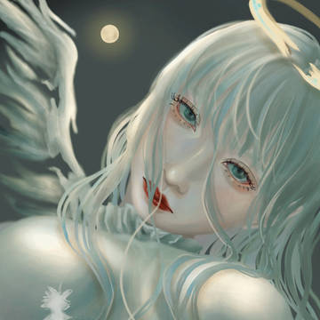 見下ろす天使