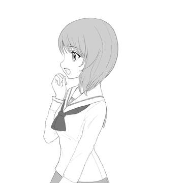 友達と談笑するみぽりん