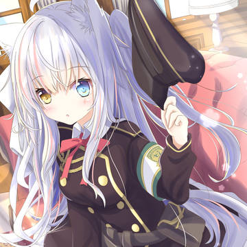 猫耳軍服ワンピちゃん