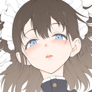 瑠璃川椿ちゃんカラー色紙