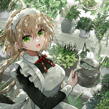 見習いメイドとみどりの温室