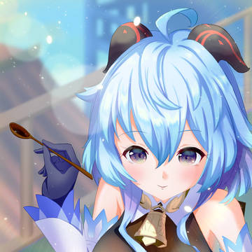 甘雨の休憩