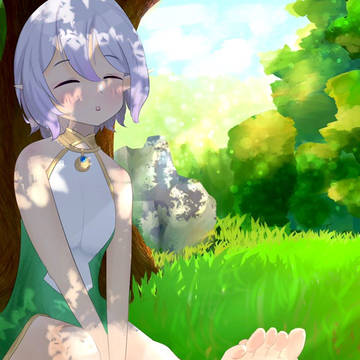 コッコロちゃん休憩中