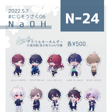 【5/7にじそうさく06】お品書き【N24】