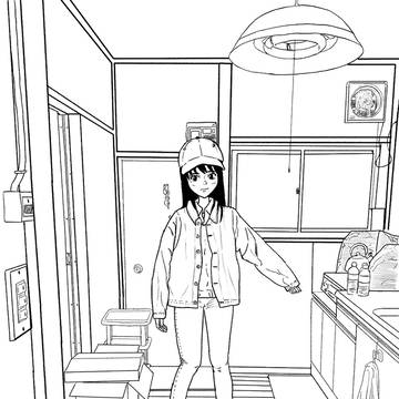 黒髪の女の子