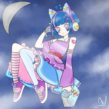 真夜中の女の子