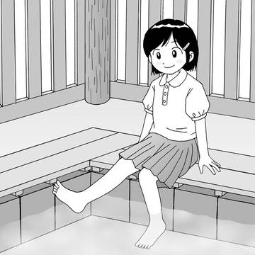 裸足の少女