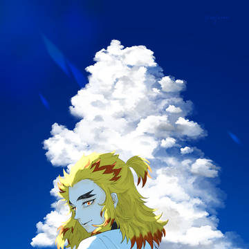 夏の青空のような