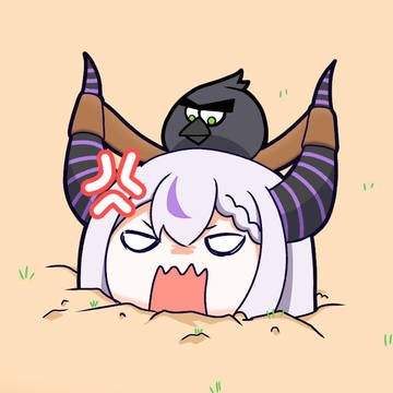Laplus Darkness Angry Crow