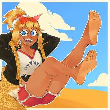 Shark Girl Feet!