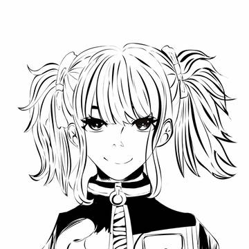 ツインテール女の子