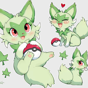 甘えん坊なニャオハちゃん